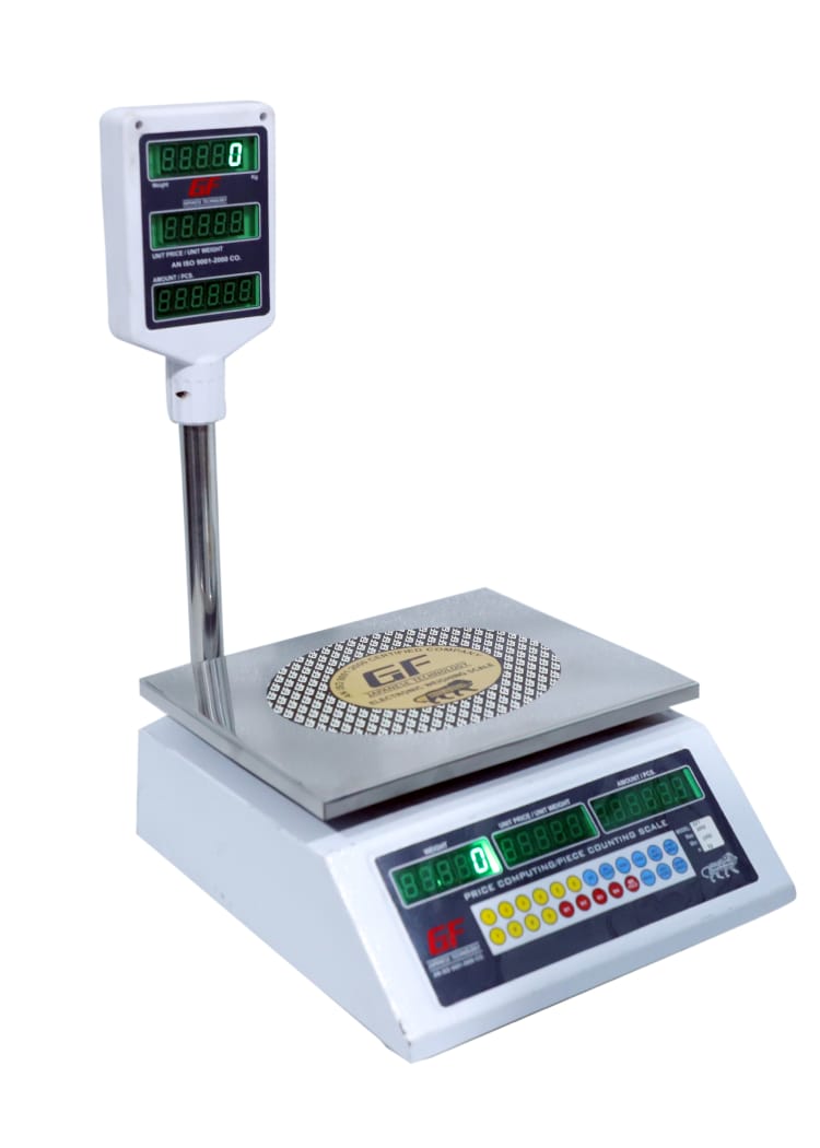 MS price computing weighing scale with pole display
