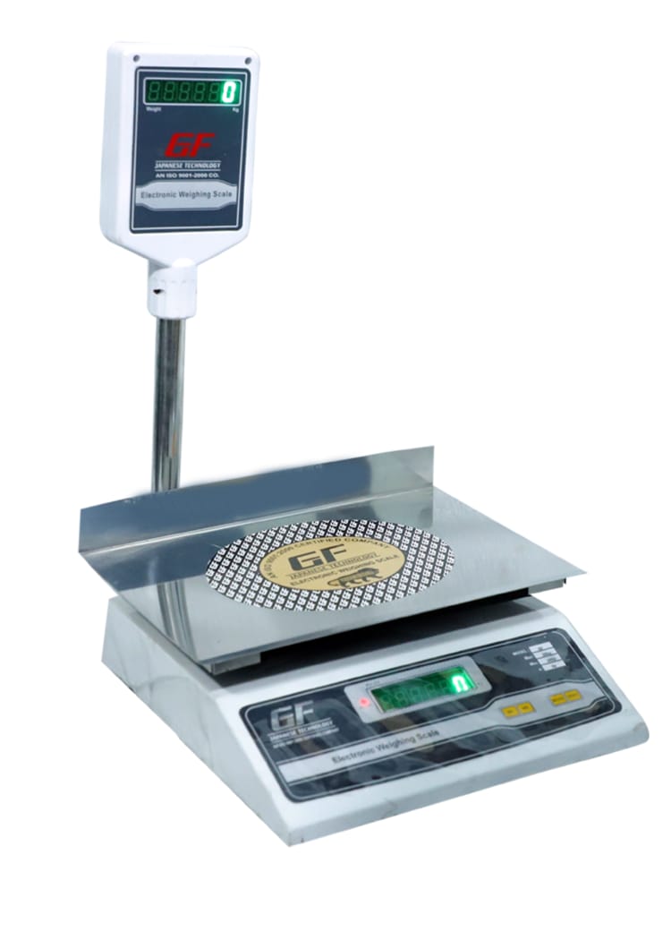 L-type stand scale with MS pole