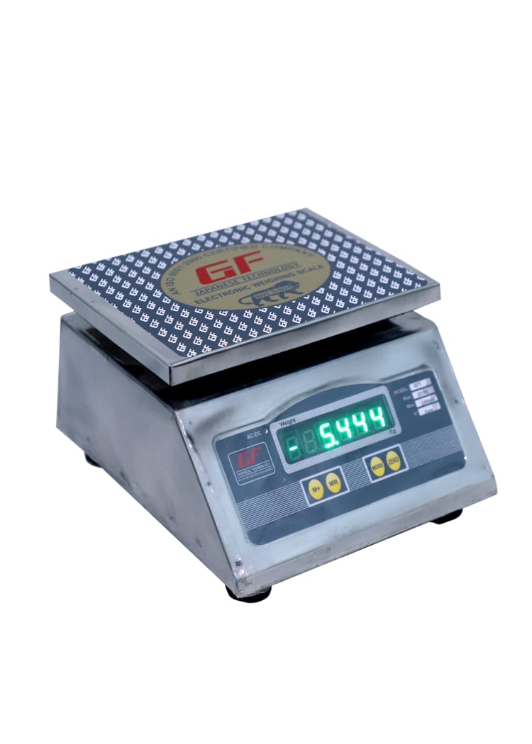 SW steel table top scale front